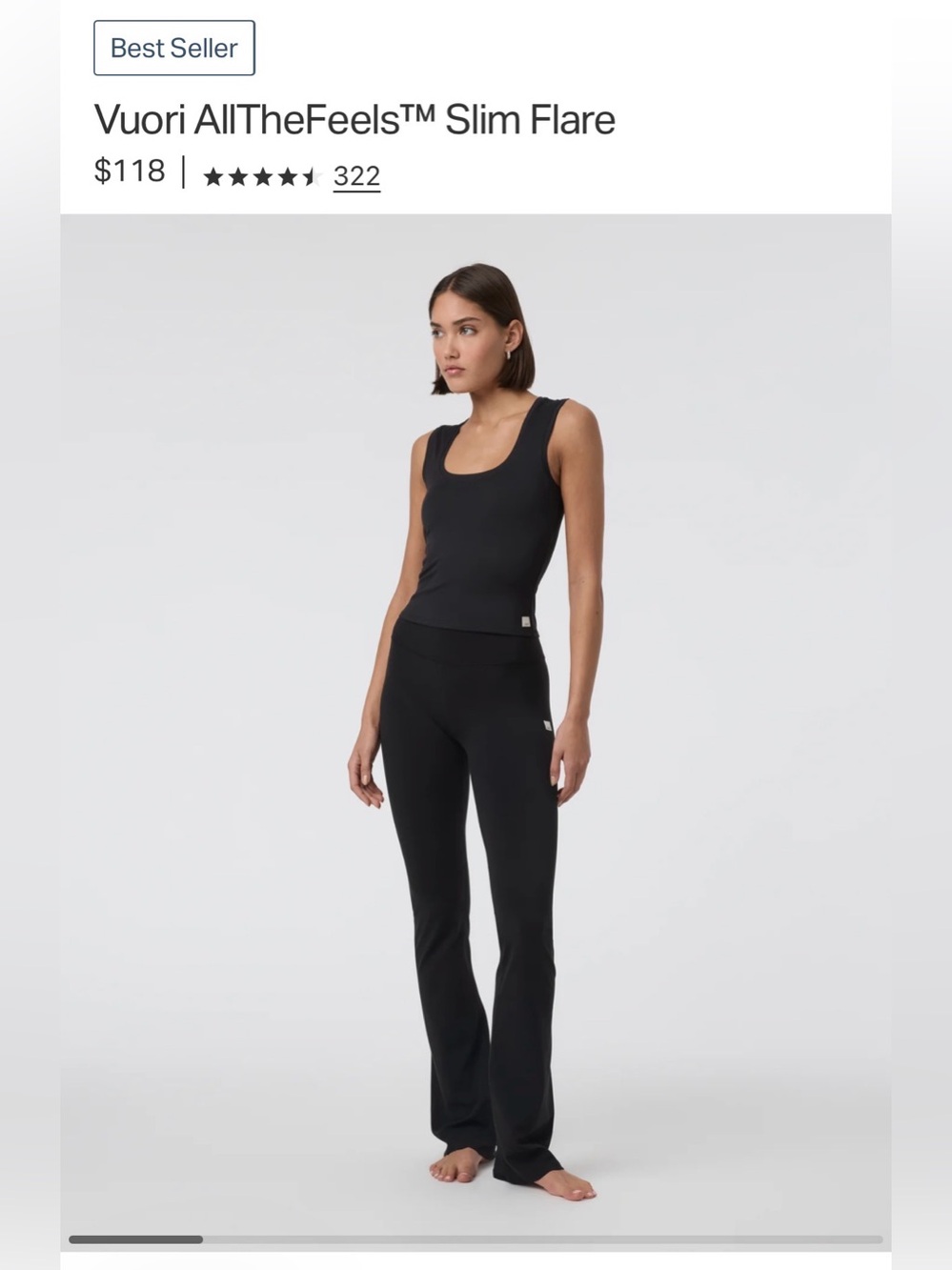 Vuori AllTheFeels Slim Flare